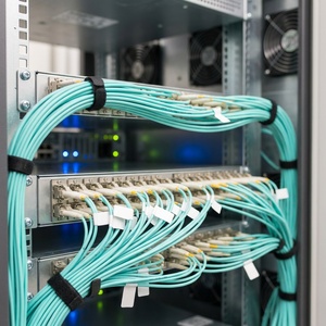 Câble optique de réseau FTTH Aqua PVC OM4 2 cœurs multimode, cordon de tronçon en fibre GJPFJV 10G/40G/100G - Product Image 4