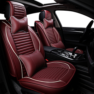 Fundas de Asiento de Coche de Cuero, Juego Completo Universal, Impermeables, Accesorios Interiores para Toyota Wildlander - Product Image 6