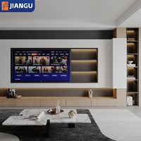 Meuble TV moderne en bois, console, armoire, meubles de maison avec unité murale pour villa, hôtel, chambre à coucher, design élégant pour salon