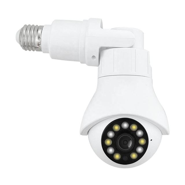 3MP E27 Light Bulb Security Smart Camera 360 Panoramic With Motion Detection Floodlight and Hd Night Vision V380
