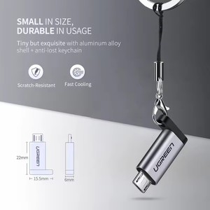 Adaptateur USB Ugreen Type-<span class=keywords><strong>C</strong></span>, Type <span class=keywords><strong>C</strong></span> vers Micro USB Femelle vers Mâle, Convertisseurs pour Xiaomi <span class=keywords><strong>Samsung</strong></span>, <span class=keywords><strong>C</strong></span>âble de Charge et de Données, Adaptateur USBC USB <span class=keywords><strong>C</strong></span> - Product Image 5