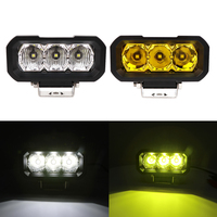 5 pouces 50w Led lampe de travail Pod lumières ambre blanc feux de route feux de croisement Spot Led conduite antibrouillard pour camions SUV tout-terrain ATV bateau