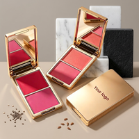 Palette de fard à joues 2-en-1 crème et poudre, végane, personnalisable avec votre logo, vente en gros