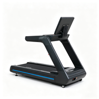 Tapis roulant inclinable haut de gamme à moteur AC pour salle de sport commerciale et studio de fitness