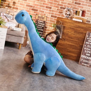 Jouets en peluche de haute qualité, animaux en peluche, dinosaures longs et mignons, jouets en peluche bleus, oreillers en peluche pour garçons - Product Image 4