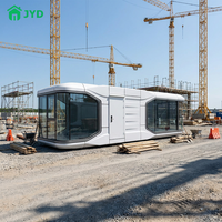 OEM/ODM Extensible en Acier Capsule Conteneur Maison Villa Préfabriquée Modulaire Hôtel Espace Dirigeable avec Design Contemporain