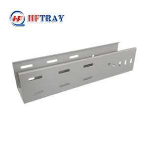 รางเคเบิลเหล็กกล้าไร้สนิมแบบเจาะรูเคลือบผง ขนาดกว้าง 300 มม. สำหรับงานหนัก กันน้ำ ผลิตจากโรงงานโดยตรง - Product Image 5