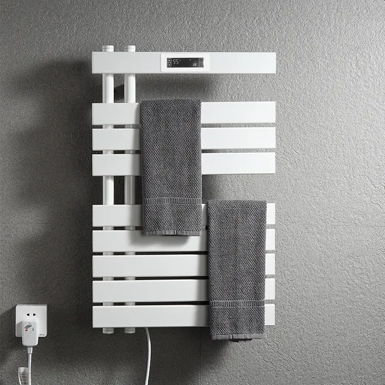 Kaiiy Badkamer Accessoires Wall Mounted Elektrische Radiator Droger Handdoek Warmer Verwarmde Rekken