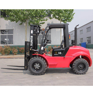 RUNTX Çin Fabrikası Tüm Kompakt Arazi Tipi 4X4 4WD 2.5ton 3ton 3.5ton Uzun Garantili Arazi Forklifti Satılık - Product Image 2