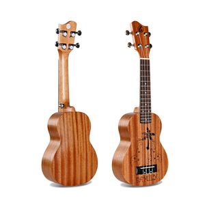 <span class=keywords><strong>Ukelele</strong></span> soprano de 21 pulgadas, <span class=keywords><strong>ukelele</strong></span> con acabado mate de madera contrachapada de caoba, mini guitarra de 4 cuerdas para niños principiantes - Product Image 6