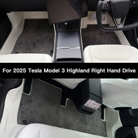 Tapis de sol sur mesure pour Tesla Model 3 Highland 2025 2026, accessoire de voiture, matériau ECO pour 5 sièges, double couche