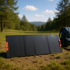 Panneau solaire monocristallin pliable 300W, efficacité 23%, chargeur portable, étanche IP67, utilisation en extérieur - Product Image 2