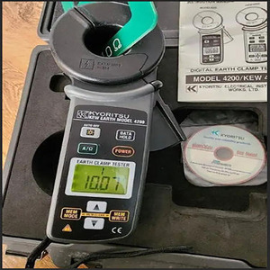Pince multimètre numérique Kyoritsu KEW4202 Kewtech pour la mesure de la résistance de terre, produit très demandé - Product Image 6