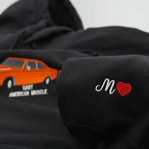 Custom Solid Winter <strong>Car</strong> Photo Embroidered <strong>Hoodie</strong> or Sweatshirt Personalized Gift for Dad Grandpa or <strong>Car</strong> Lovers - Product Image 2