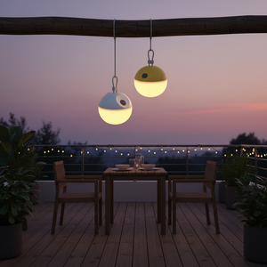 Lampe de table de camping extérieure <span class=keywords><strong>LED</strong></span>, veilleuse en silicone, chargement USB-C, design portable, longue autonomie de la batterie - Product Image 1