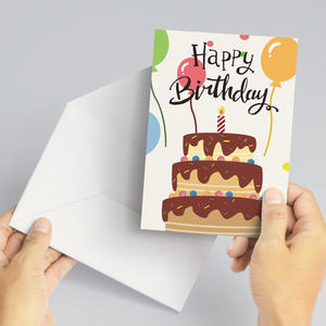 Cartes de vœux d'anniversaire amusantes et écologiques personnalisées en gros avec enveloppes - Product Image 5