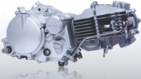 Moteur de moto horizontal 4 temps refroidi par eau W150-2 de haute qualité, neuf, avec allumage CDI et démarrage au kick, 150CC 9.9:1