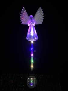 โคมไฟแองเจิล LED พลังงานแสงอาทิตย์หลากสี IP65แสงบรรยากาศนางฟ้าใยแก้วนำแสงกันน้ำน้ำหนักเบาสำหรับสวนสนามหญ้าวันหยุด - Product Image 4