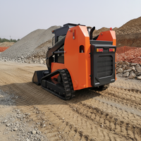 Chargeuse compacte XC1100 avec moteur diesel Kubota de 25 ch, débit hydraulique élevé, puissante boîte de vitesses de chargeuse sur pneus