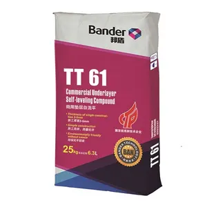 Bander tt61 composto de auto-nivelamento de preço de fábrica/cimento 25kg para piso de pvc