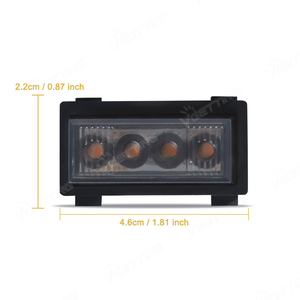Luce LED per Griglia Auto Accessorio Diretto dalla Fabbrica per Jeep Wrangler JL 2018 <span class=keywords><strong>2019</strong></span> 2020 2021 2022 2023 Lente Bianca Nera Fumé - Product Image 6