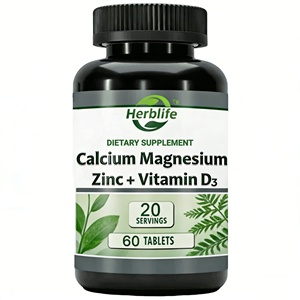 Tabletas de <span class=keywords><strong>Calcio</strong></span>, <span class=keywords><strong>Magnesio</strong></span> <span class=keywords><strong>y</strong></span> Vitamina D3 de 1000mg, Suplemento Dietético Complejo de <span class=keywords><strong>Calcio</strong></span>, <span class=keywords><strong>Magnesio</strong></span>, <span class=keywords><strong>Zinc</strong></span> <span class=keywords><strong>y</strong></span> Vitamina D3, Fabricación OEM - Product Image 1