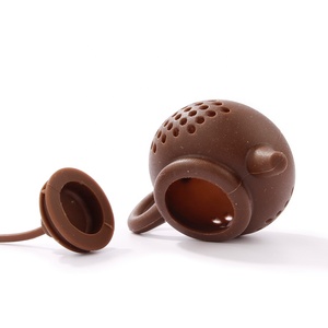 Portable Silicone Teapot Shape Loose <strong>Tea</strong> Maker Infuser Strainer Filter <strong>Diffuser</strong> - Product Image 5