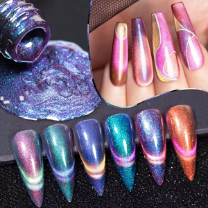 <span class=keywords><strong>Vernis</strong></span> à ongles UV longue durée Kudan Nails Salon, nouveau <span class=keywords><strong>vernis</strong></span> gel magnétique œil de chat Moonlight, blanc, lait au thé glacé, gel cristallin - Product Image 4