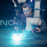 Robot collaboratif articulé à 6 axes FR3 avec détection de collision sécurisée pour le soudage automatique