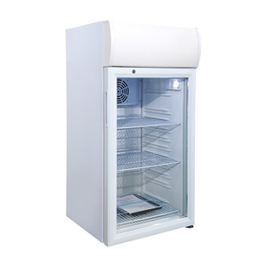 Réfrigérateur de comptoir à compresseur Nuelead NE-80CL, durable, avec affichage numérique et une seule porte vitrée, 80L - Product Image 1