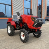 Mesin Diesel 4WD multifungsi Tiongkok traktor pertanian kompak dibuat 20-220HP dengan roda kompak untuk pertanian
