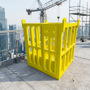Cesta elevadora para trabajos en altura, plataforma elevadora para construcción y minería, jaula de transporte de carga - Product Image 4