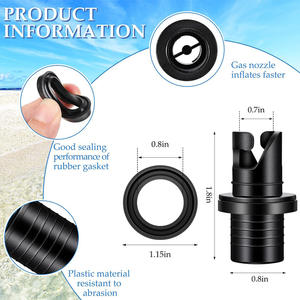 Single <b>Connector</b> Air Pump Converter Nozzle for Paddleboard Yachts & Inflatable Boats Marine Applications-Parts & Accessories - Product Image 4