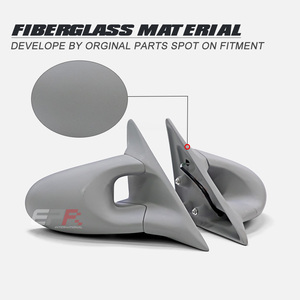 EPR for for EK Civic Luxury Side <b>Mirror</b> (4 <b>Door</b> Model) (Left Hand Drive)-Fiber Glass Easy Installation - Product Image 5