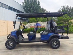 Voiturette de plage de luxe 6 places, voiturette de golf électrique certifiée CEE, nouvelle, longue portée, homologuée pour la route, 72V Lithium, entièrement en aluminium - Product Image 4