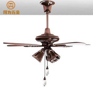 Colgante de cristal Tongwei para ventilador de 30.5 cm con cadena electrochapada para accesorios de luz de ventilador de techo - Product Image 2