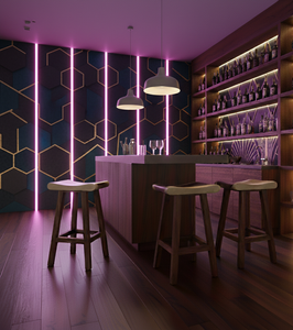 Chaise de bar ergonomique en bois de suar aux courbes fluides et à la structure solide, idéale pour les bars, les cafés et les intérieurs hôteliers. - Product Image 4