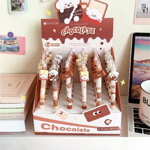 ปากกาเจลลบได้ลายการ์ตูนน่ารักสไตล์เกาหลี ชุดเครื่องเขียนสัตว์น้อยน่ารัก สำหรับนักเรียน นักศึกษา ปากกาพิเศษสำหรับสำนักงาน ขายส่ง - Product Image 3