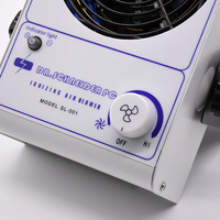 Ioniseur antistatique ESD de dessus de banc SL-001/ventilateur de couverture de zone de 30cm * 30cm souffleur d'air ionisant/mini souffleur d'air ionisant