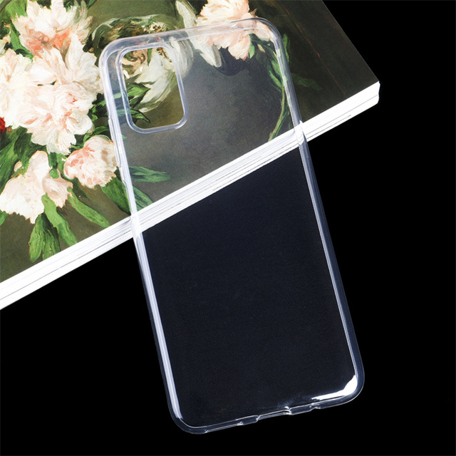 Cell Phone Case for HTC Desire 21 Pro 5G Transparent TPU Silicone Rubber Soft Back Cover