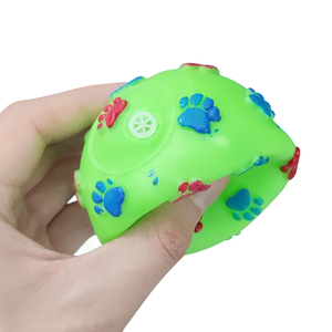 Pet oyuncaklar vinil sıkmak Squeak çıngırak topu Pet interaktif kedi köpek oyuncak top ses ile - Product Image 4