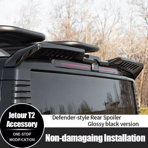 Spoiler alettone posteriore nero lucido stile ABS <span class=keywords><strong>Defender</strong></span> di alta qualità per accessori Chery Jetour T2 - Product Image 2