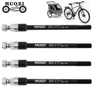 25064 MUQZI M12 * 1.0/1.5/1.75mm remorque de vélo à travers l'<span class=keywords><strong>axe</strong></span> de <span class=keywords><strong>roue</strong></span> arrière moyeu arbre levier adaptateur <span class=keywords><strong>vtt</strong></span> vélo remorque essieu d'attelage - Product Image 3