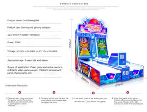 Simulateur <span class=keywords><strong>de</strong></span> <span class=keywords><strong>bowling</strong></span> Coelest pour 2 joueurs, film en <span class=keywords><strong>3D</strong></span>, métal, plastique, verre trempé, anglais, garantie 1 an pour la famille - Product Image 6