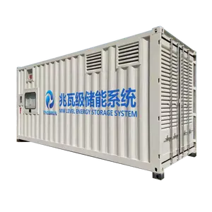 tycorun 300kwH 500kwh 1MWH lifepo4锂离子电池混合太阳能容器电池储能系统