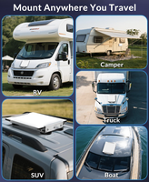 Étui de protection transparent magnétique en métal Starlink Mini, étanche, robuste, résistant à la grêle, pour montage sur toit de camping-car/voiture, aimant puissant