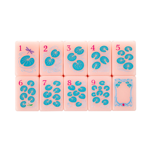 Juego de Mahjong Americano Personalizable de 160 Piezas de Acrílico, de Lujo, para Interiores, de Una Sola Capa, Tallado, Ecológico, Duradero y Plegable - Product Image 4