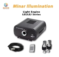 2700K 80W Source de lumière à fibre optique professionnelle DMX512 Moteur de lumière LED pour l'effet de lumières d'étoiles synchrones sur les plafonds et les piscines