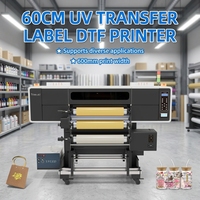 Imprimante UV DTF Titanjet Crystal Label 60cm 4 têtes I1600, encre UV 1,8L CMYK W Vernis Colle Haute Vitesse Garantie 1 an