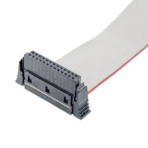 Custom 26Pin SDC Connector 1.27mm Pitch IDC Locking Mechanisms Socket <b>Terminal</b> for Male/Female Grey Flat Ribbon Cable with Board - Product Image 1